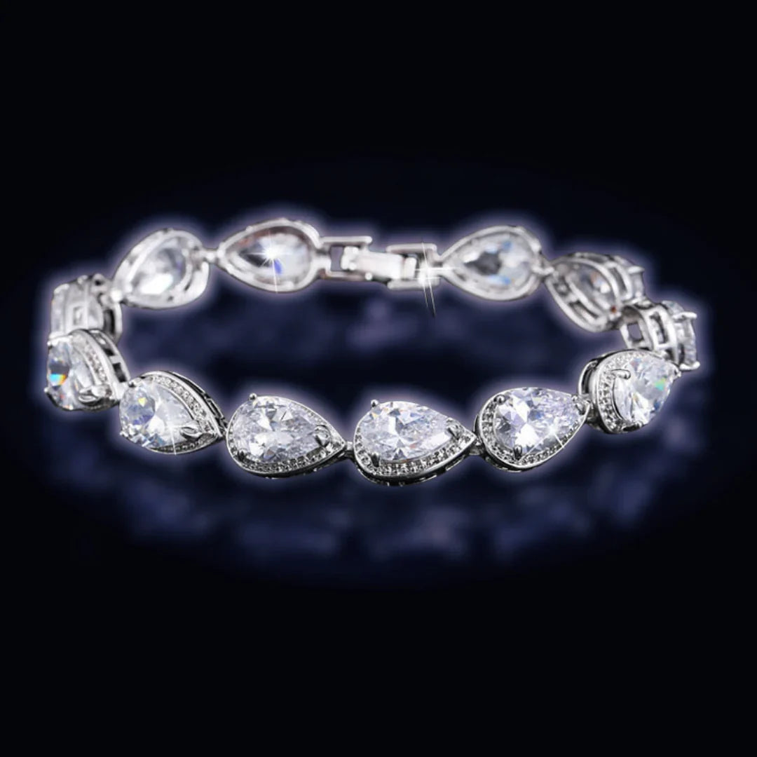 CRYSTAL CONNECTION water-drop bracelet
